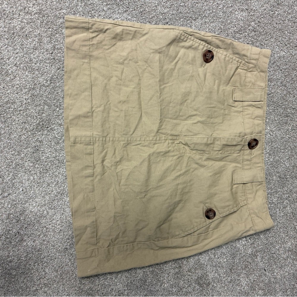 Wild Fable Tan Skirt with Button Details